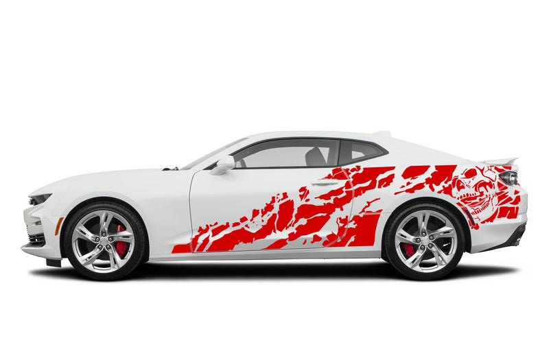 Nightmare side graphics decals for Chevrolet Camaro