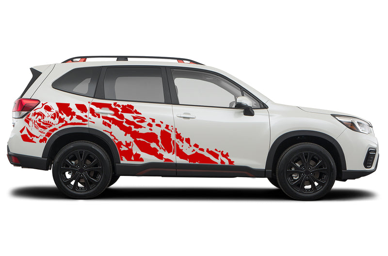 Nightmare graphics decals for Subaru Forester 2019-2024