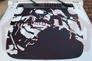 Nightmare style hood graphics decals compatible with Wrangler JL