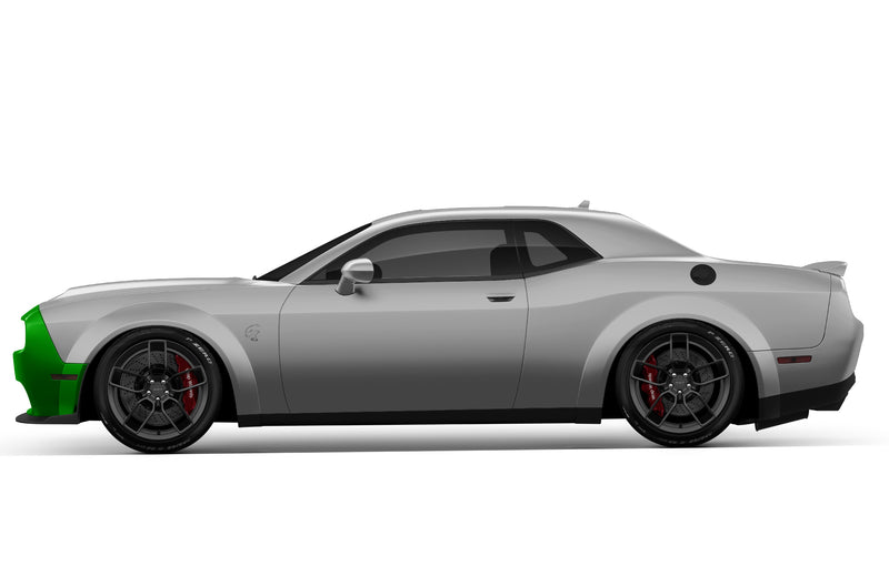 Pre-cut paint protection film (PPF) kit for Dodge Challenger Bumper