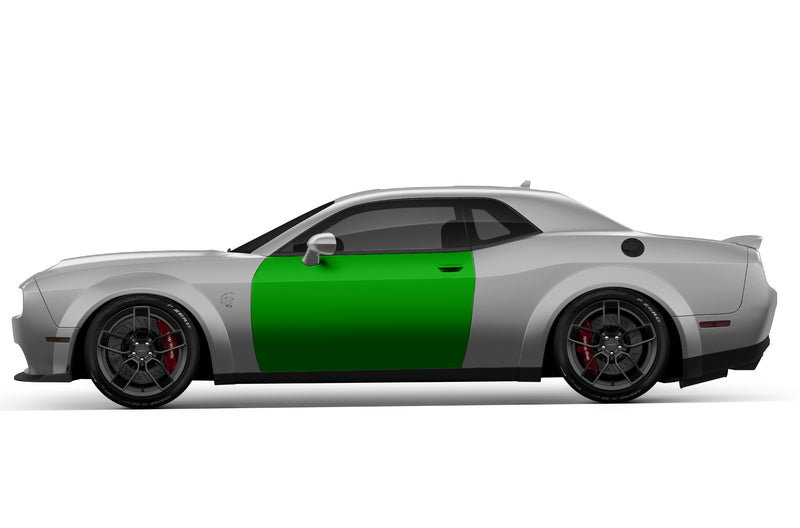 Pre-cut paint protection film PPF kit for Dodge Challenger Side Doors