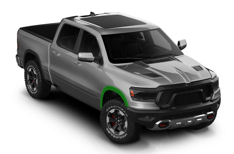 Pre-cut paint protection film (PPF) kit for Dodge Ram Rear Fenders