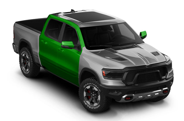 Pre-cut paint protection film (PPF) kit for Dodge Ram Side Doors