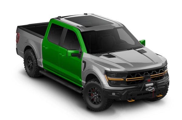 Pre-cut paint protection (PPF) film kit for Ford F-150 Side Doors