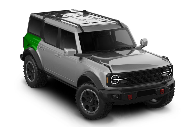 Pre-cut paint protection film (PPF) kit for Ford Bronco back fenders