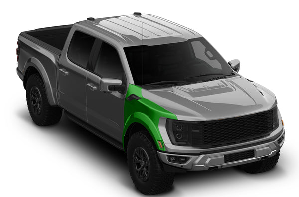 Pre-cut paint protection film (PPF) kit for Ford F-150 Raptor Fenders