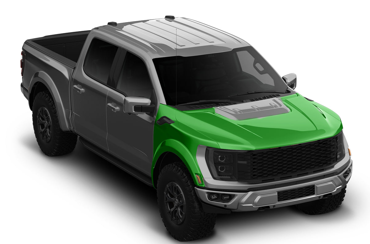 Standard Hood Fender & Mirrors | FORD F-150 RAPTOR 2020 Standard Hood Fender & Mirrors | FORD F-150 RAPTOR 2020