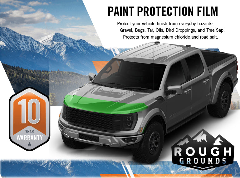 Pre-cut PPF kit for Ford F-150 Raptor partial hood