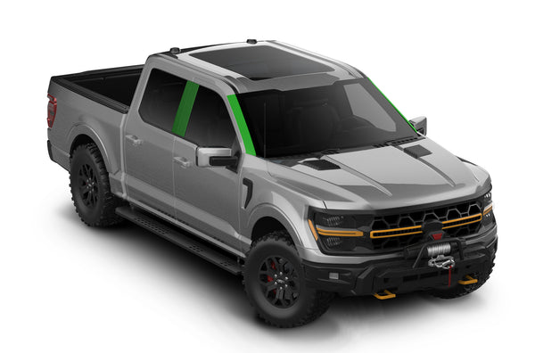 Pre-cut paint protection film (PPF) kit for Ford F-150 A-Pillar