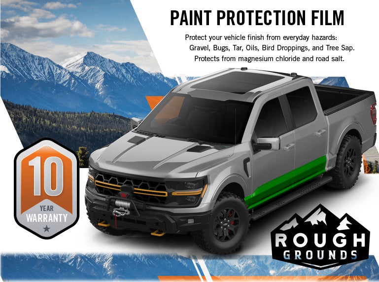 Pre-cut paint protection film (PPF) kit for Ford F-150 Rocker Panels