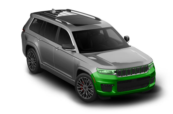 Pre-cut paint protection film kit for Grand Cherokee Bumper & Grille
