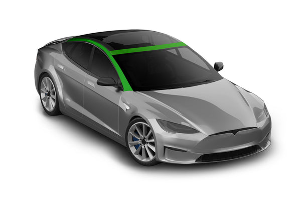 Pre-cut paint protection film (PPF) kit for Tesla Model S A-Pillar