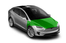 Pre-cut paint protection film kit for Tesla Model X Hood & Fenders