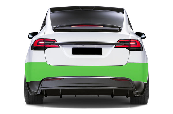 Pre-cut paint protection film (PPF) kit for Tesla Model X Rear Bumper