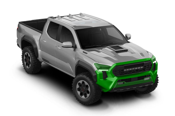Pre-cut paint protection film kit for Toyota Tacoma Bumper & Headlamp