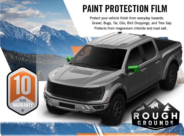 Pre-cut PPF kit for Ford F-150 Raptor mirrors
