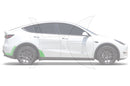 Pre-cut paint protection film kit for Tesla Model Y Partial Rear Doors