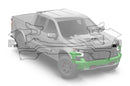 Pre-cut paint protection film (PPF) kit compatible with Chevrolet Silverado 1500 (Bumper and Headlamp)