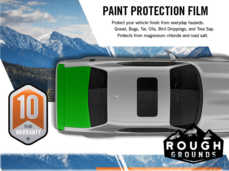 Pre-cut paint protection film PPF kit for Dodge Challenger Trunk