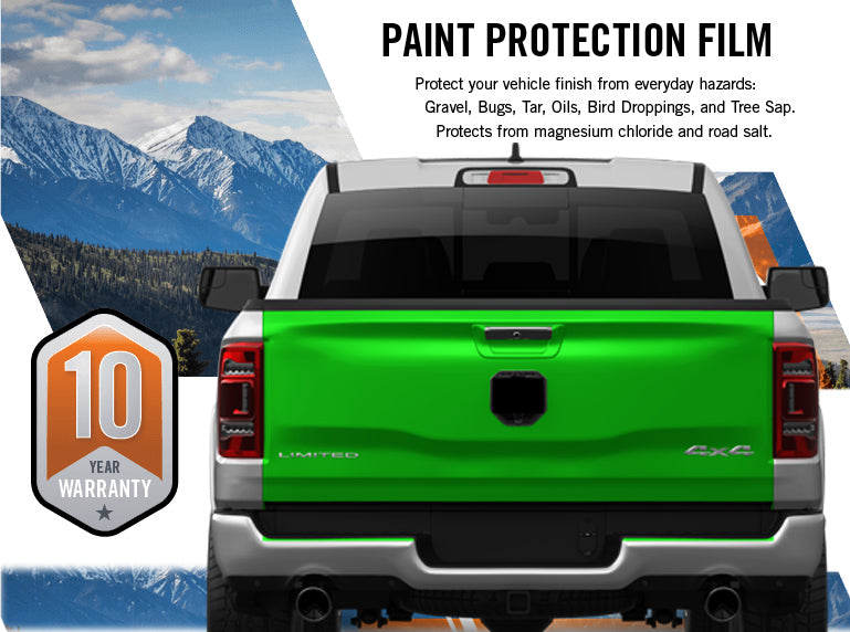 Pre-cut paint protection film (PPF) kit for Dodge Ram Tailgate