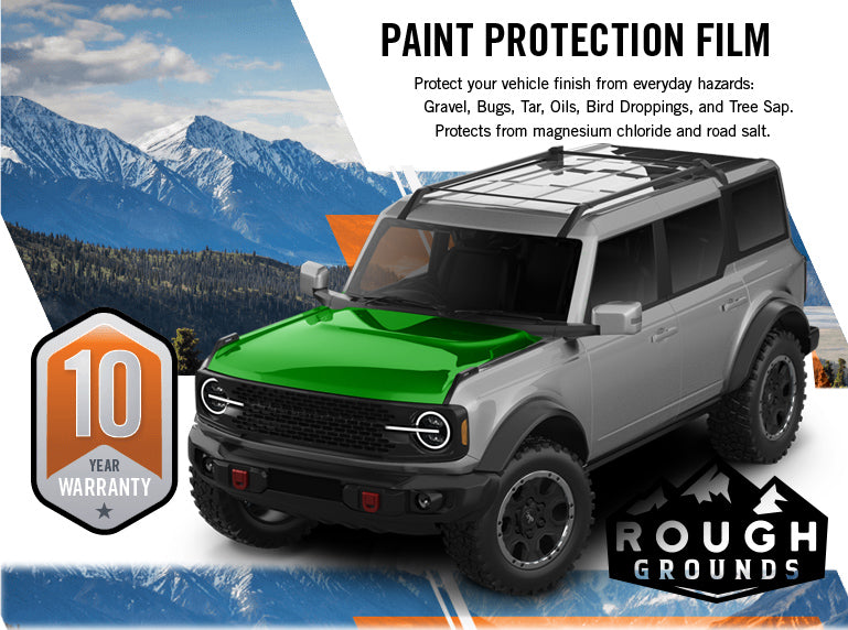 Pre-cut paint protection film (PPF) kit for Ford Bronco Hood