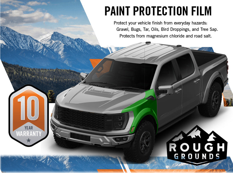 Pre-cut paint protection film (PPF) kit for Ford F-150 Raptor Fenders
