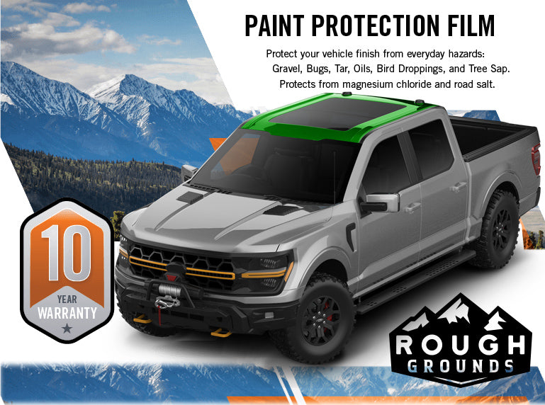 Pre-cut paint protection film (PPF) kit for Ford F-150 roof