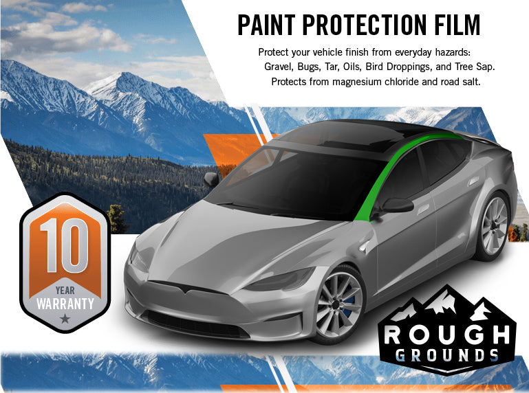Pre-cut paint protection film (PPF) kit for Tesla Model S A-Pillar