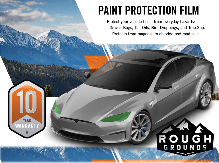 Pre-cut paint protection film (PPF) kit for Tesla Model S Headlights