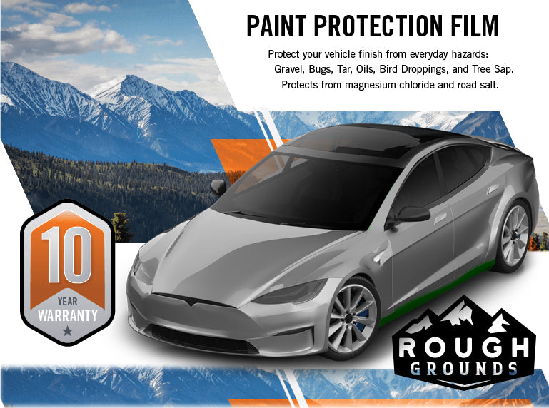 Pre-cut paint protection film (PPF) kit for Tesla Model S Rocker Panel
