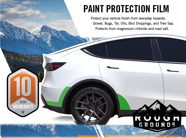 Pre-cut paint protection film kit for Tesla Model Y Partial Rear Doors