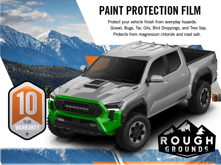 Pre-cut paint protection film kit for Toyota Tacoma Bumper & Headlamp