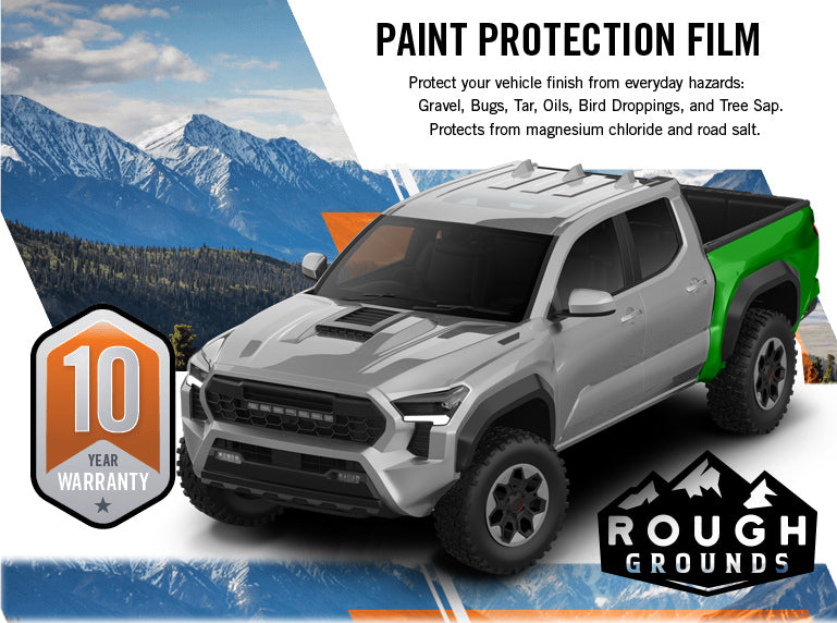 Pre-cut paint protection film (PPF) kit for Toyota Tacoma Rear Fenders