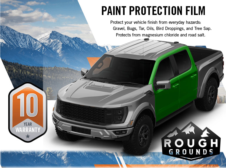 Pre-cut PPF kit for Ford F-150 Raptor doors and side skirts
