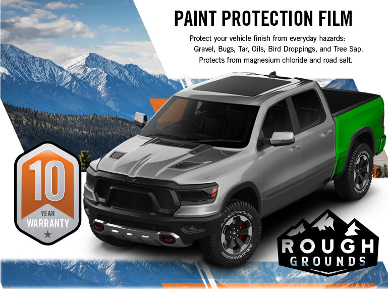 Pre-cut paint protection film (PPF) kit for Dodge Ram Rear Fenders