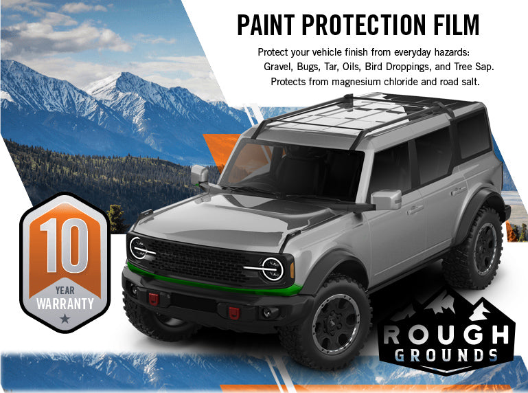 Pre-cut paint protection film (PPF) kit for Ford Bronco bumper