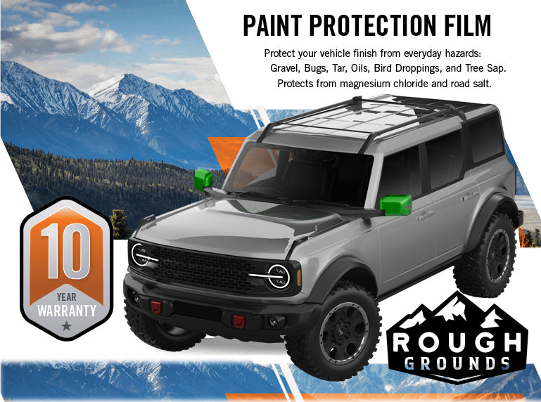 Pre-cut paint protection film (PPF) kit for Ford Bronco mirrors