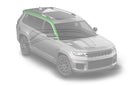 Pre-cut paint protection film kit for Grand Cherokee A-Pillar