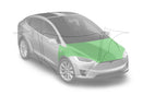 Pre-cut paint protection film kit for Tesla Model X Hood & Fenders