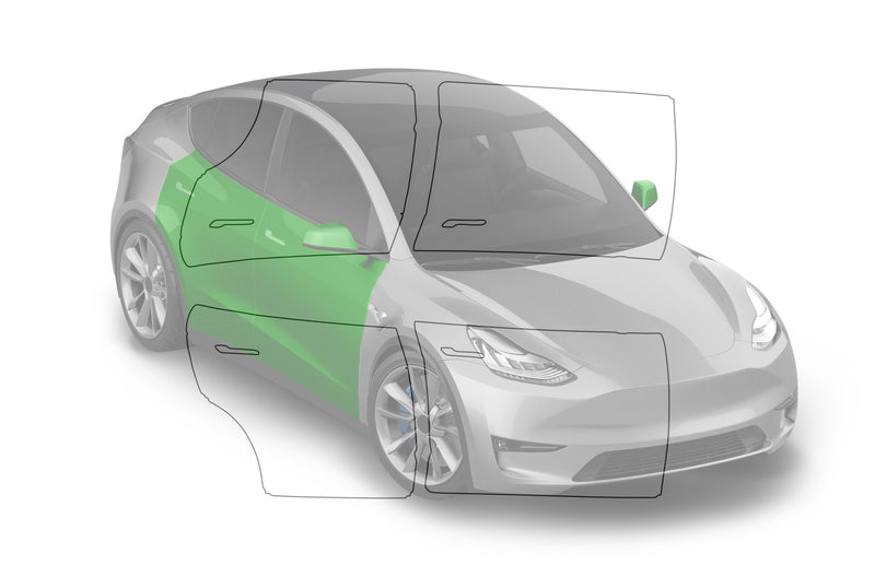 Pre-cut paint protection film kit for Tesla Model Y Doors