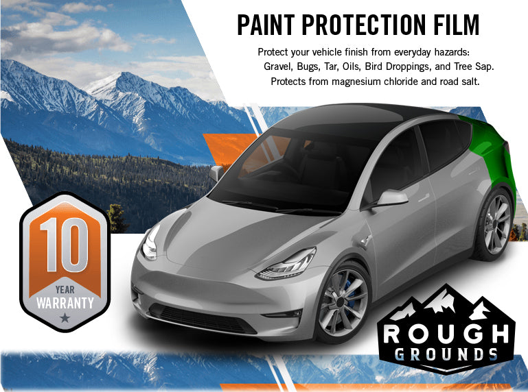 Pre-cut paint protection film kit for Tesla Model Y Rear Fenders