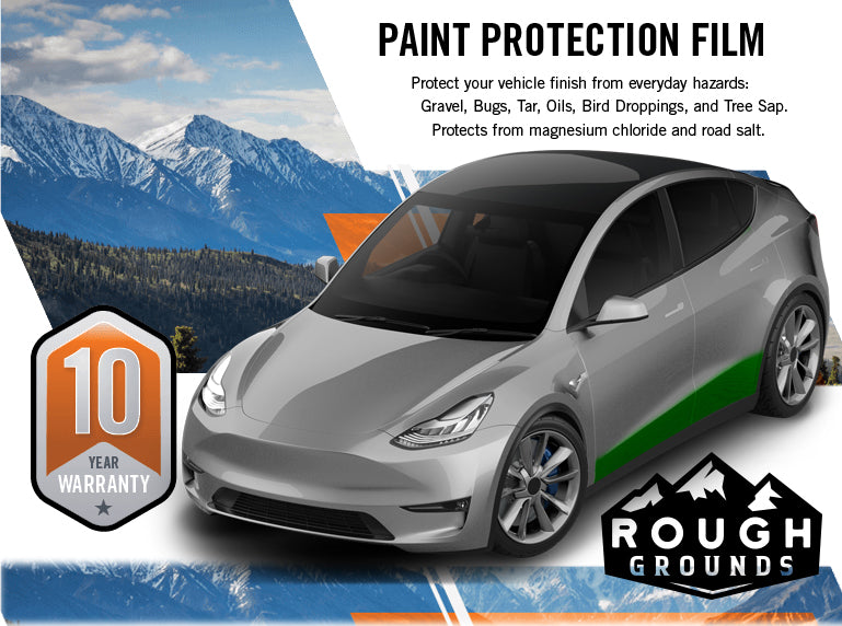 Pre-cut paint protection film (PPF) kit for Tesla Model Y Rocker Panel