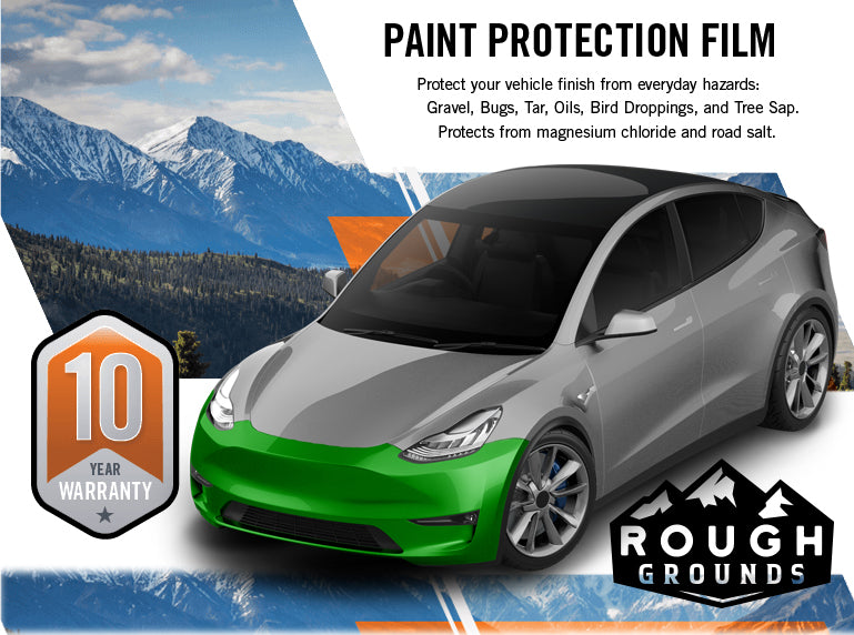 Pre-cut paint protection film kit for Tesla Model Y Bumper & Headlamp