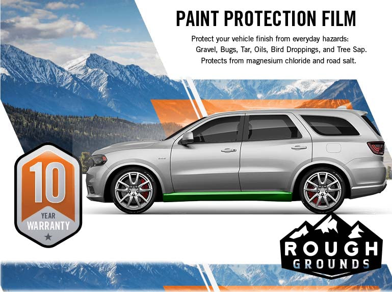 Pre-cut paint protection film (PPF) kit compatible with Dodge Durango (Rocker Panels)