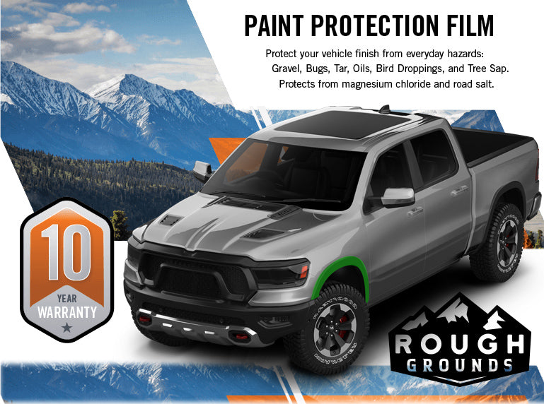 Pre-cut paint protection film (PPF) kit for Dodge Ram Fender Flare