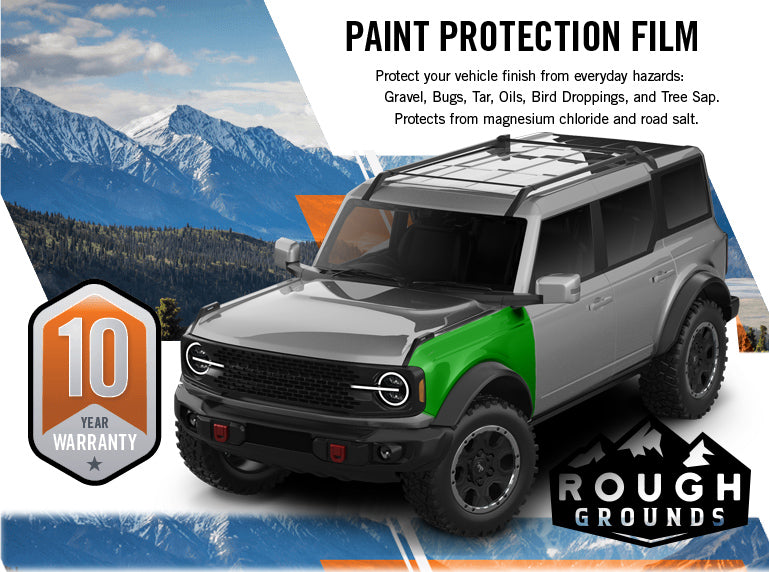 Pre-cut paint protection film (PPF) kit for Ford Bronco Fenders 