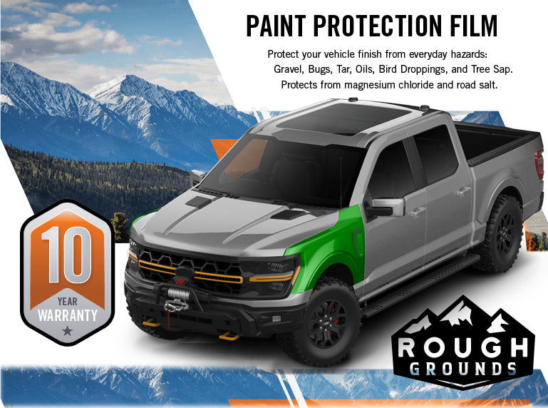 Pre-cut paint protection film (PPF) kit for Ford F-150 Front Fenders