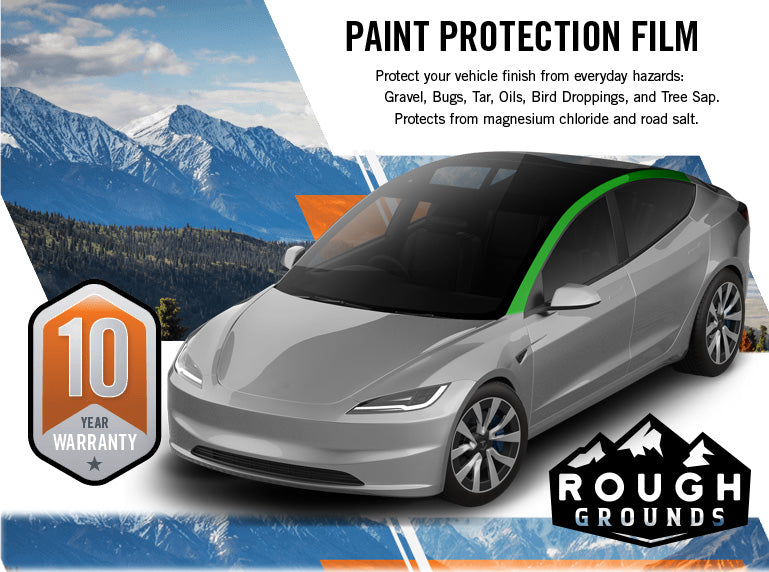 Pre-cut paint protection film (PPF) kit for Tesla Model 3 A-Pillar