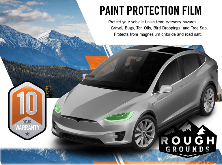 Pre-cut paint protection film (PPF) kit for Tesla Model X Headlights