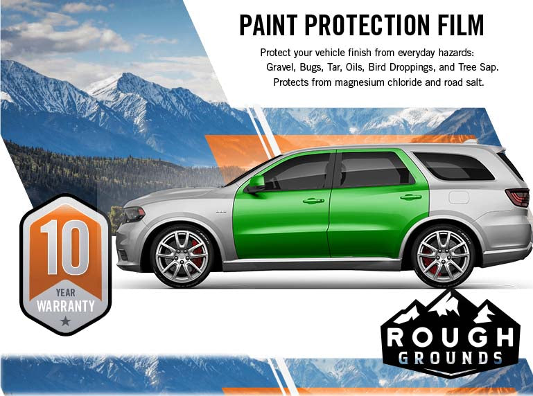 Pre-cut paint protection film (PPF) kit compatible with Dodge Durango (Side Doors)